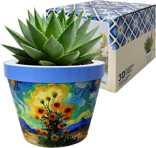 3-D Puzzles Vase, 100 Pcs Unique Flower Vase Puzzle Pieces for Adults, Curved Plastic Exquisite Decorative Gift for Flower...