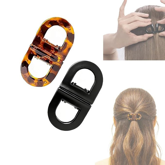 Magnetic Hair Clips – Strong Hold No-Slip Magnetic Hair Styling Clips for Women, Seamless 2-in-1 Design for Easy Everyday ...