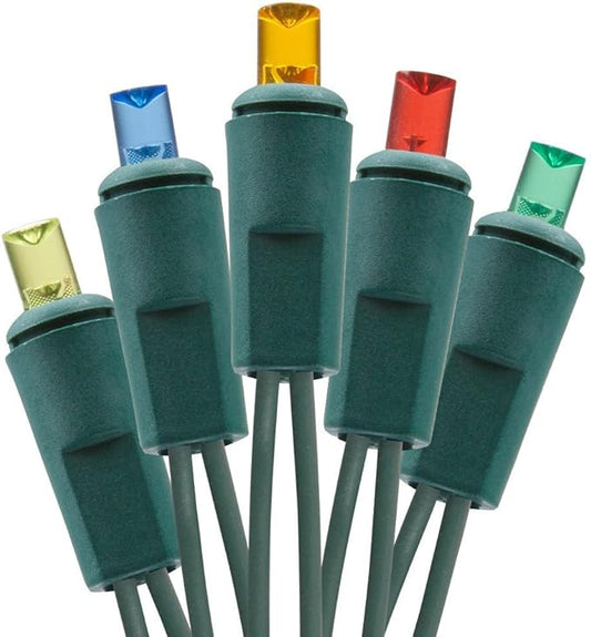 Holiday Essence 60 LED Mini Christmas Lights, Multi Color, Professional Grade for Indoor & Outdoor Use - Energy Efficient ...