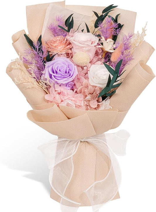 Rosaura Preserved Flowers Bouquets, flowers for Delivery Prime, Forever Roses Bouquets Valentine's Day, Mother's Day, Chri...