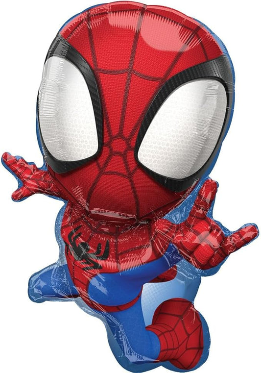 Amscan 29" Spidey & His Amazing Friends Foil Balloon - 1 Count - Red - Character Balloon - Superhero - Children