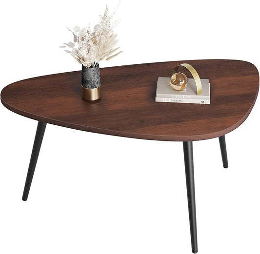 WLIVE Oval Coffee Tables, Modern Coffee Table for Living Room, Coffe Table for Small Space Home Office, Easy Assembly, 33....