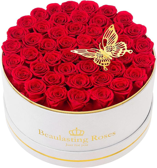 Preserved Roses Forever Flowers Real Roses in a Box Mother's Day Birthday Flowers for Her Mom Women Wife Valentine's Day, ...