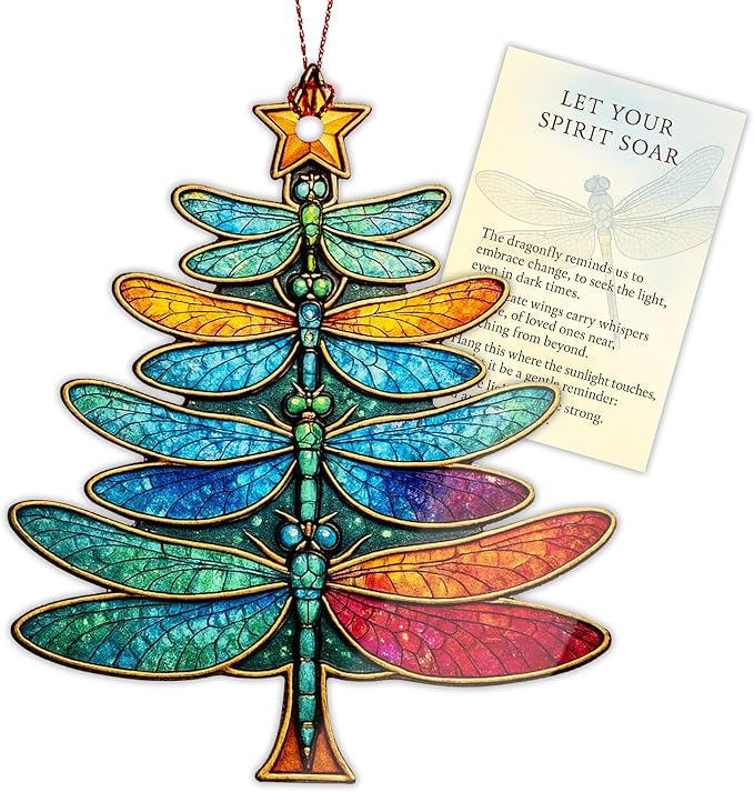 Women 2025 - Christmas Ornaments - Dagonfly Ornament - Dragon Fly Gift for Women - Dragonfly Gifts - Dragonfly Ornaments -...