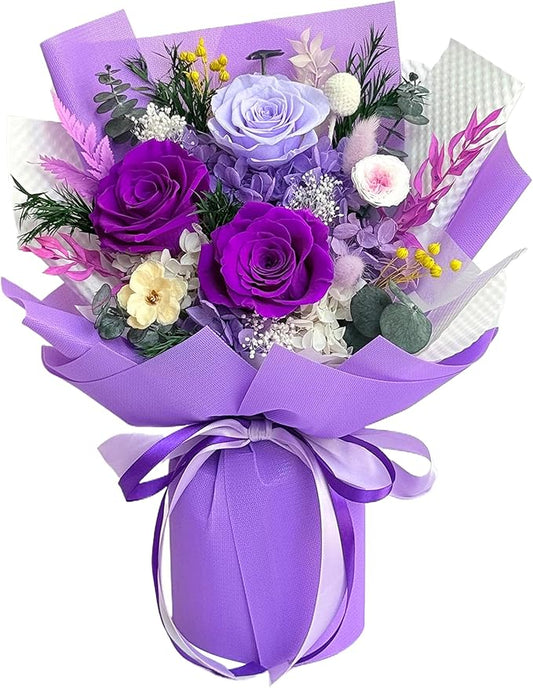 Vrioca Valentines Day Gifts for Her, Flowers for Delivery, Preserved Flowers Bouquets, Birthday Gifts for Women Mom